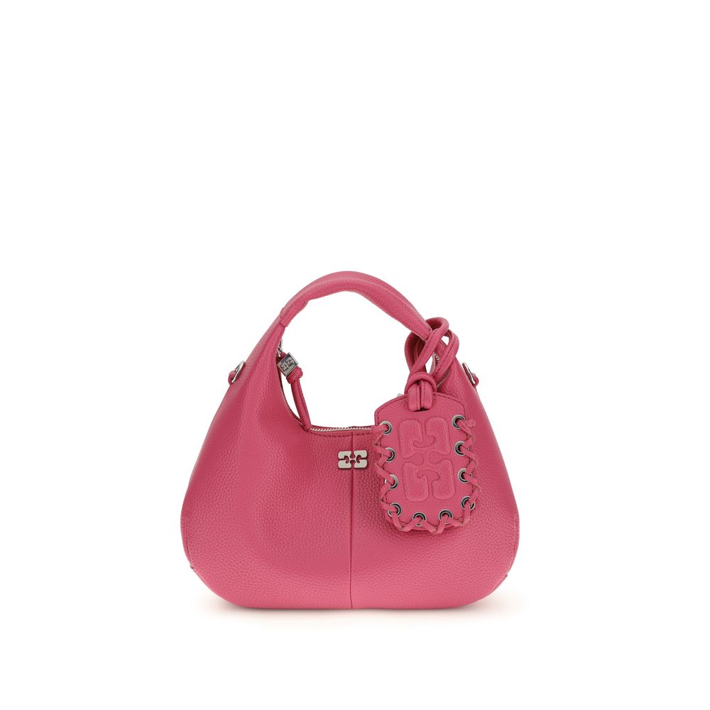 Ganni Mehrfarbige Handtasche aus recyceltem Polyester