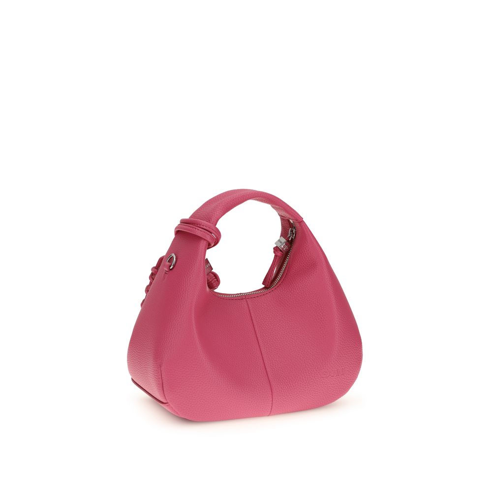 Ganni Mehrfarbige Handtasche aus recyceltem Polyester