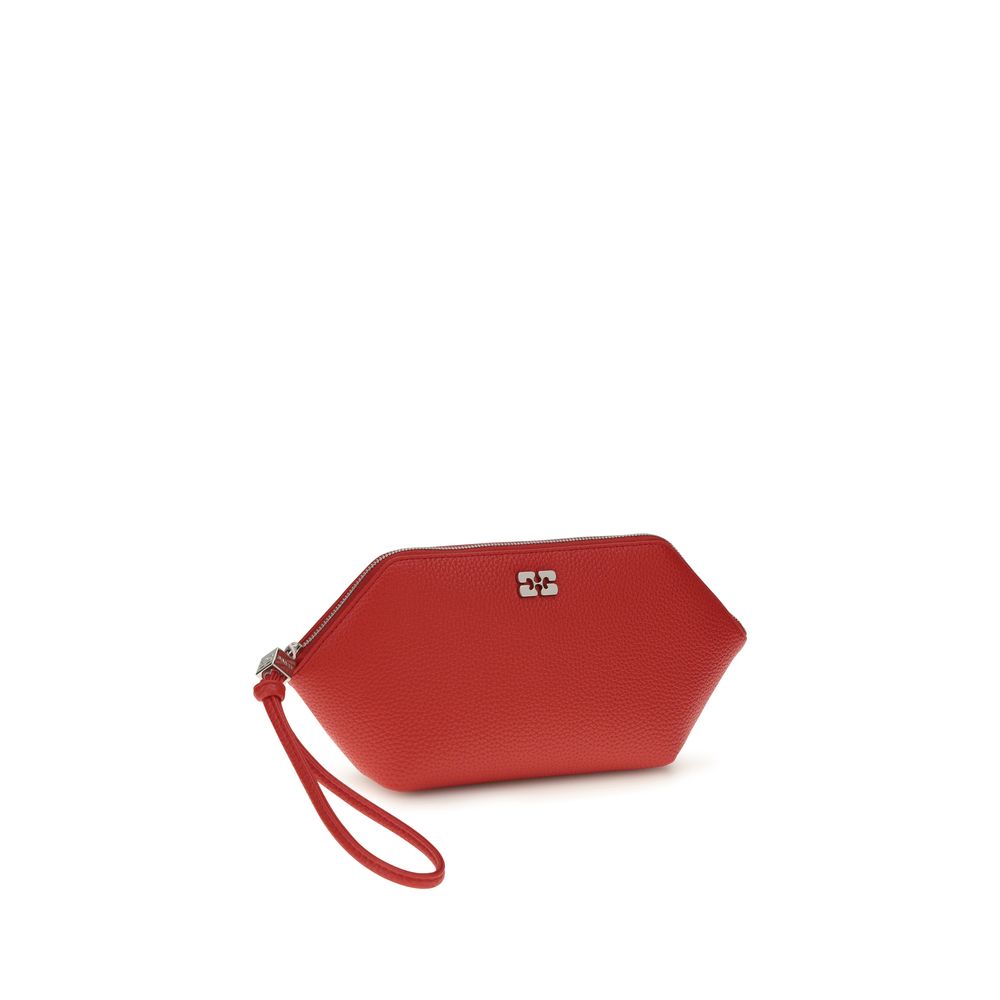 Ganni Multicolor Leather Clutch Bag