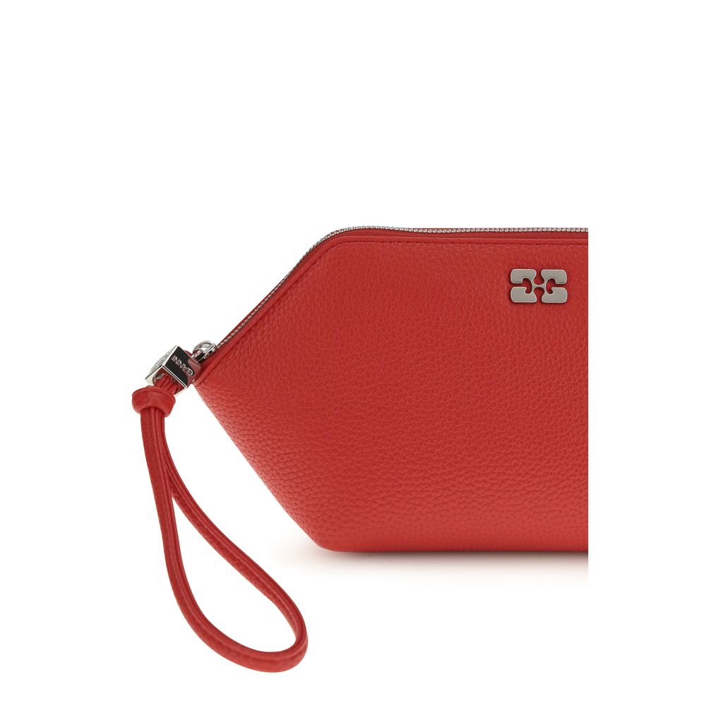 Ganni Multicolor Leather Clutch Bag