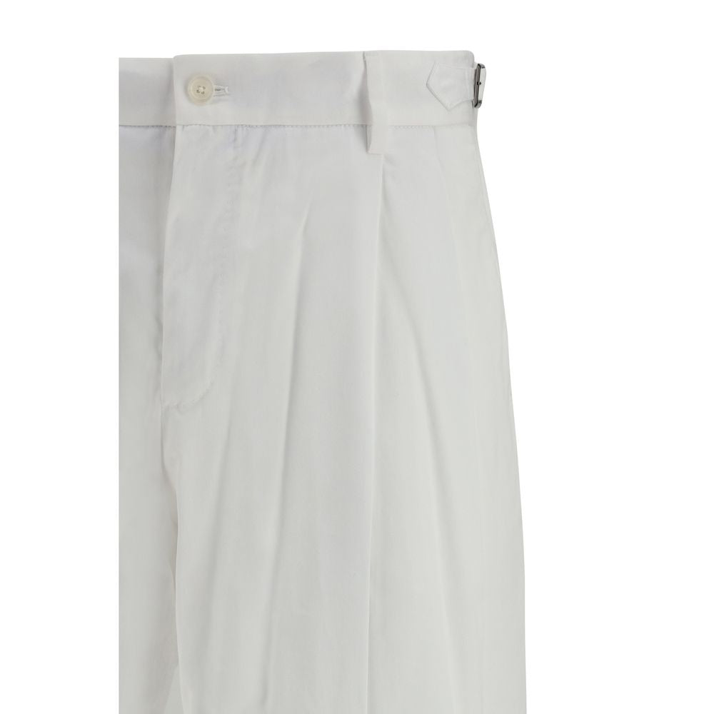 Dolce & Gabbana Weiße Baumwollhose