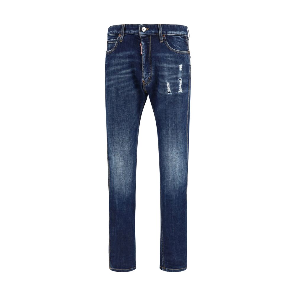 Dsquared² Blue Cotton Jeans Denim