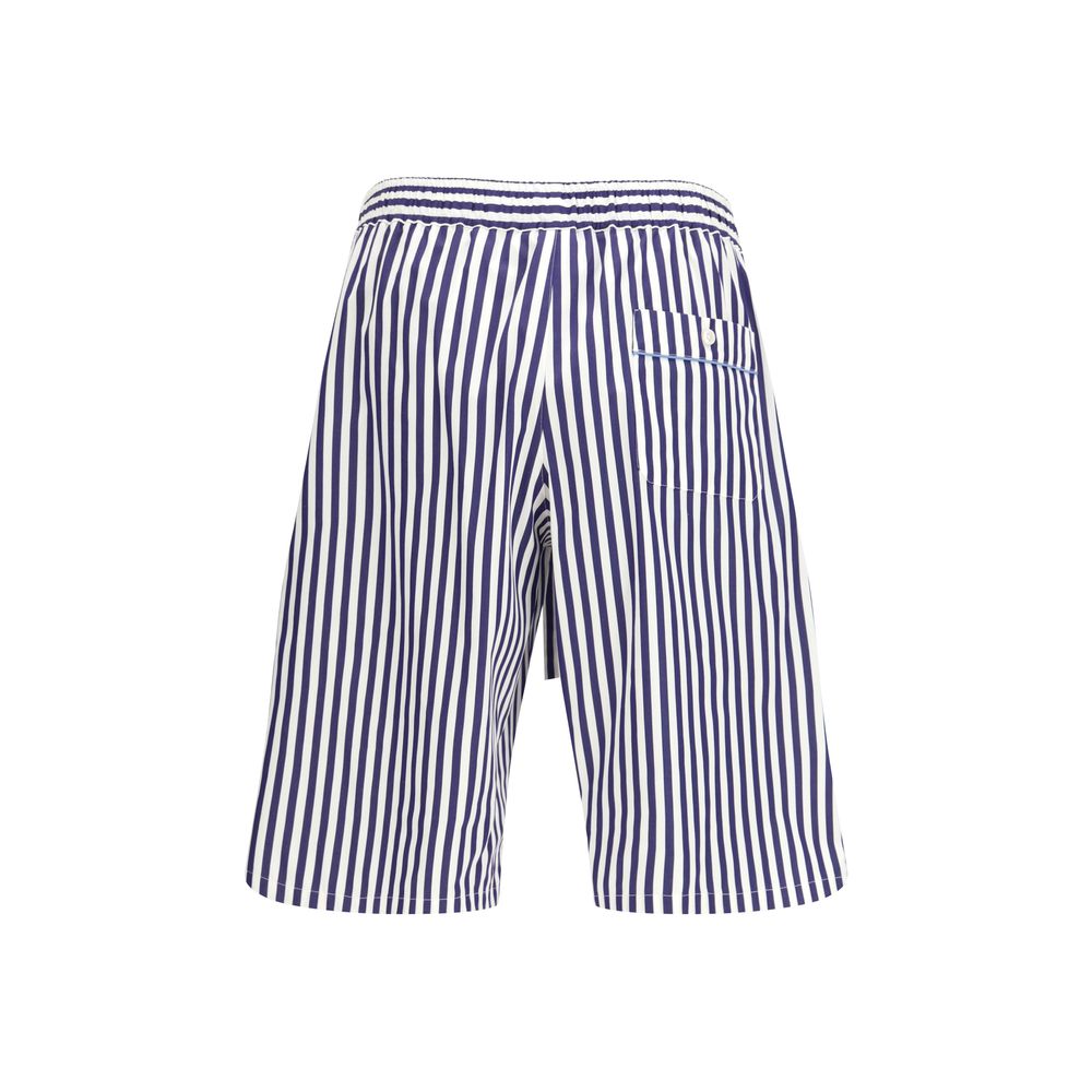 Dolce & Gabbana Multicolor Cotton Bermuda Shorts