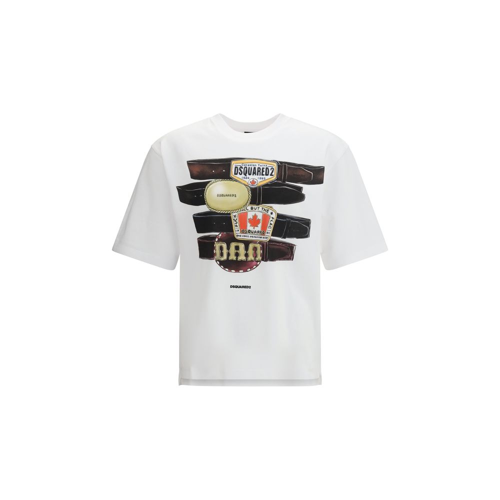 Dsquared² White Cotton T-Shirt