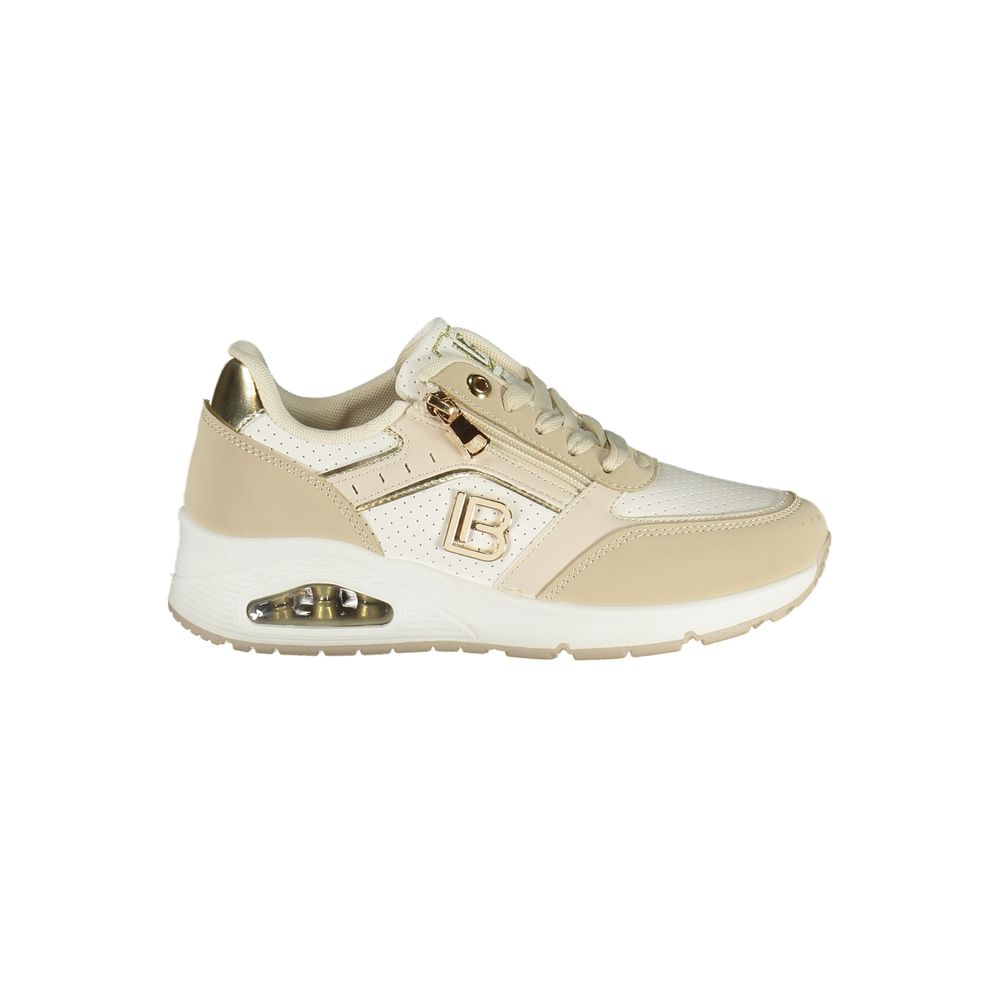 Baskets Laura Biagiotti en polyuréthane beige pour femme