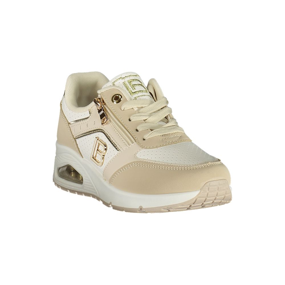 Baskets Laura Biagiotti en polyuréthane beige pour femme