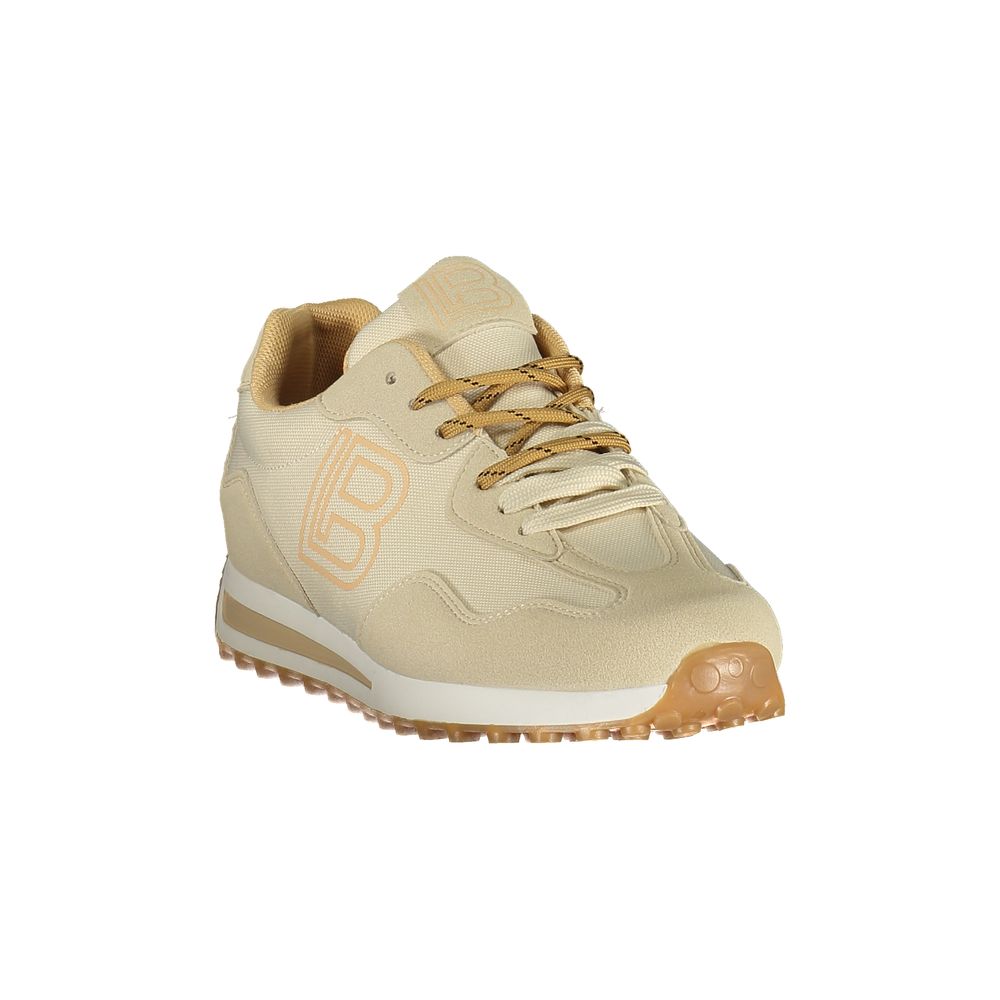 Laura Biagiotti Beige Polyurethan Damen-Sneaker