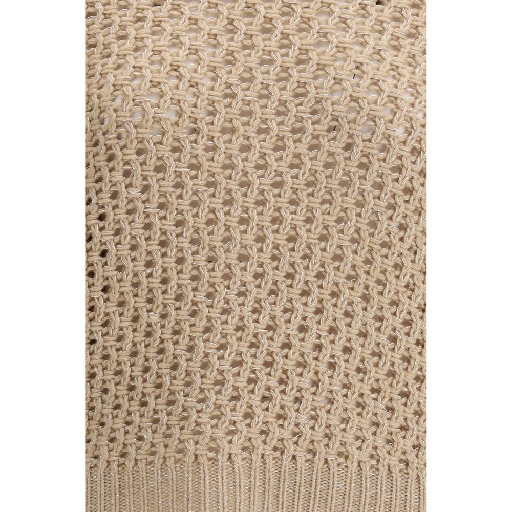 Fabiana Filippi Beiges Woll-Sweatshirt