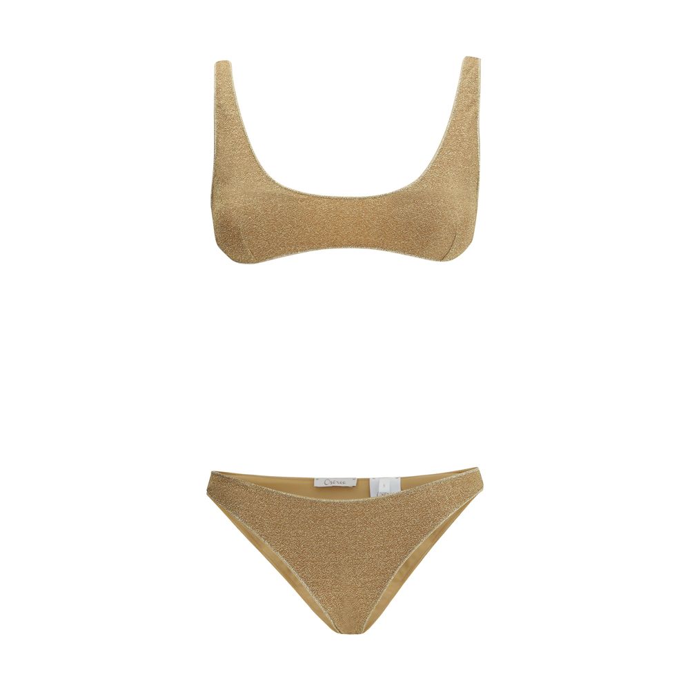 Oséree Gold Polyamide One-Piece Swimsuit