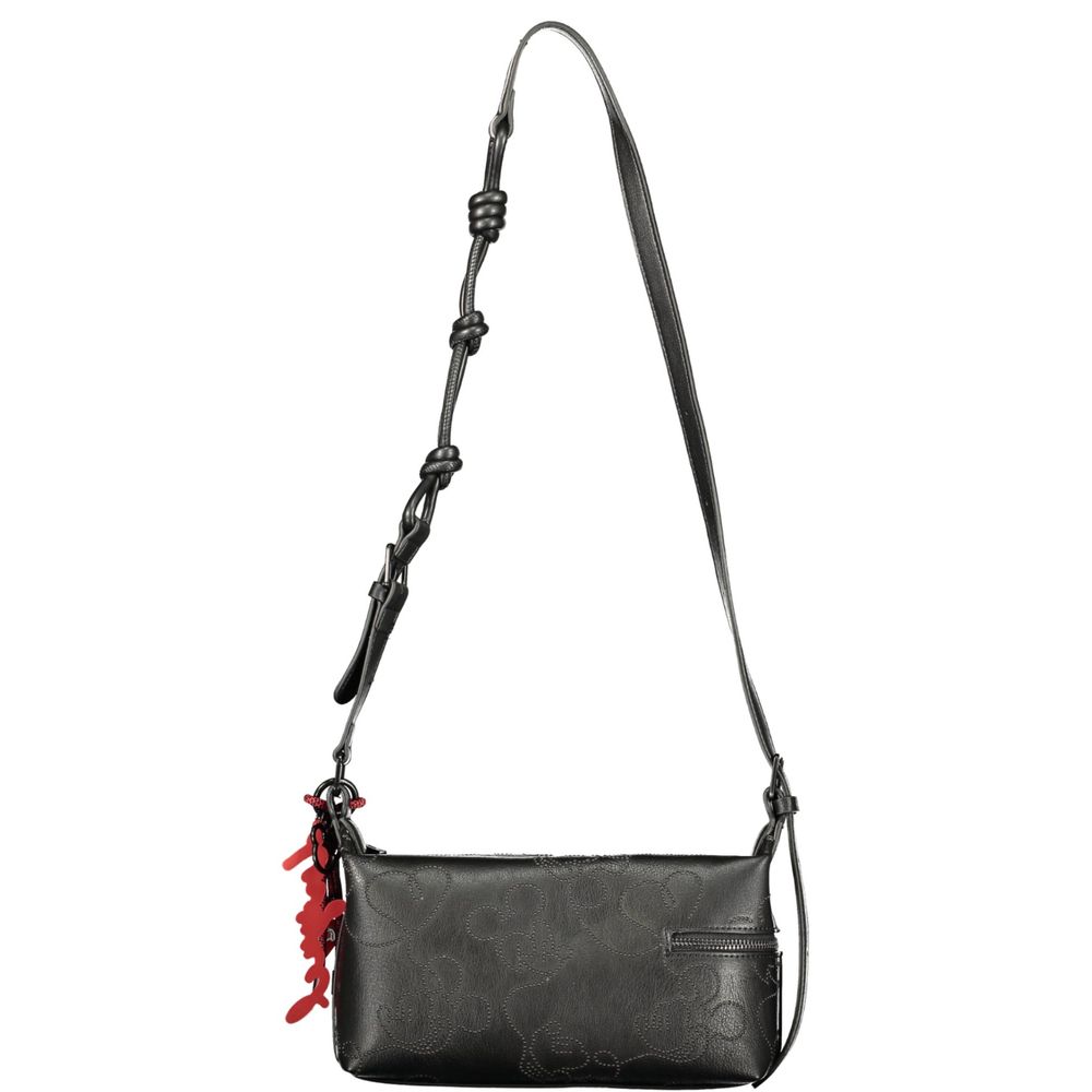 Desigual Schwarze Damenhandtasche aus Polyurethan