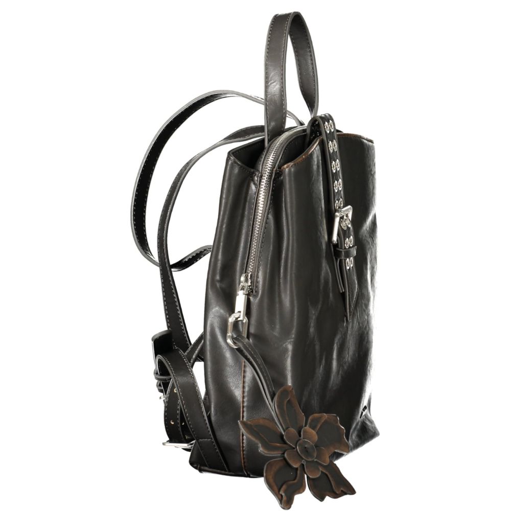 Sac à dos femme Desigual noir en polyuréthane