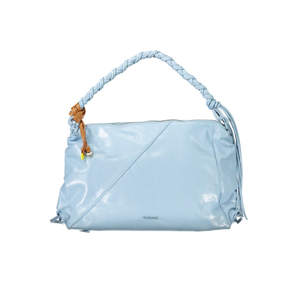 Desigual Azzurro Polyurethan Damenhandtasche