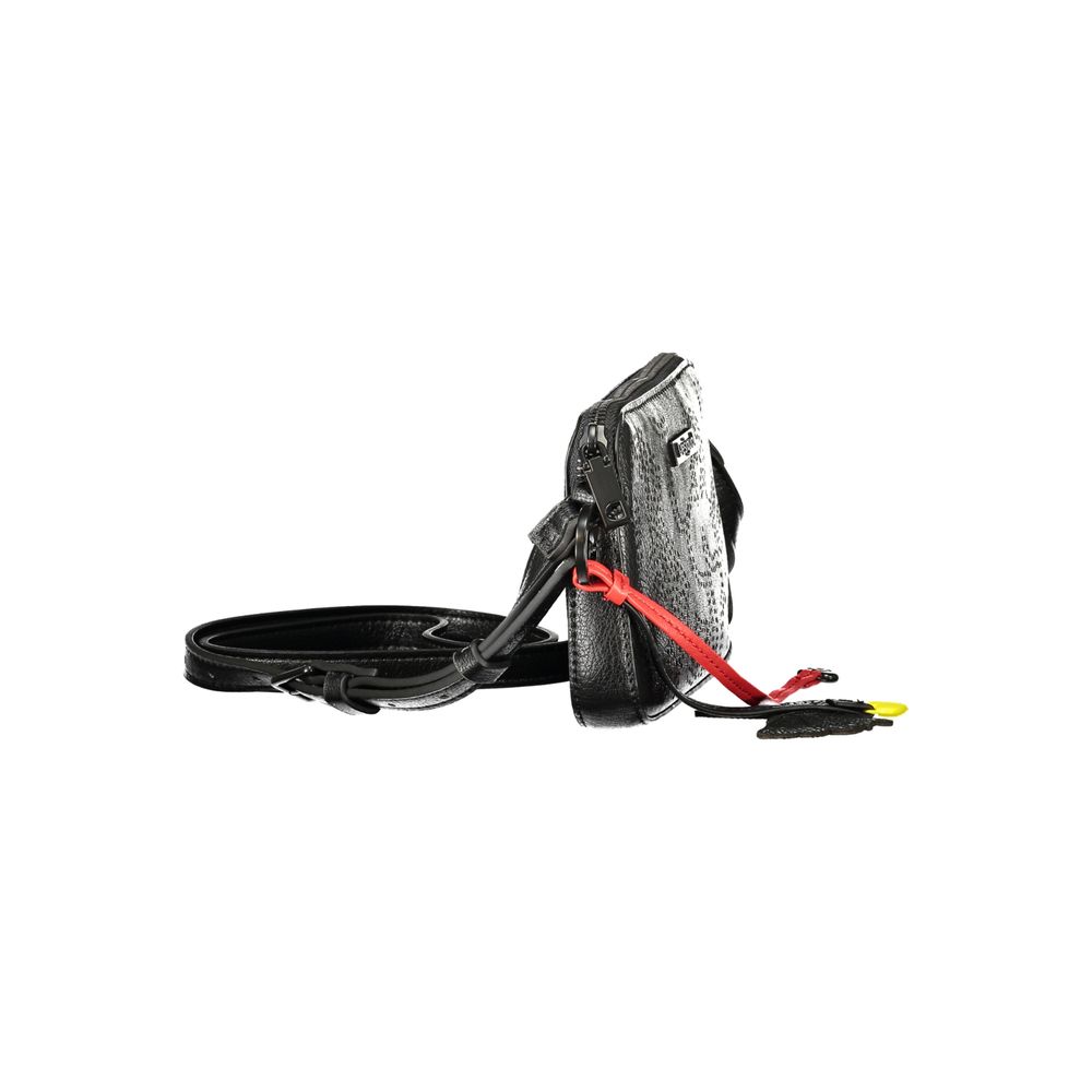 Desigual Nero Polyurethan Damen Tasche