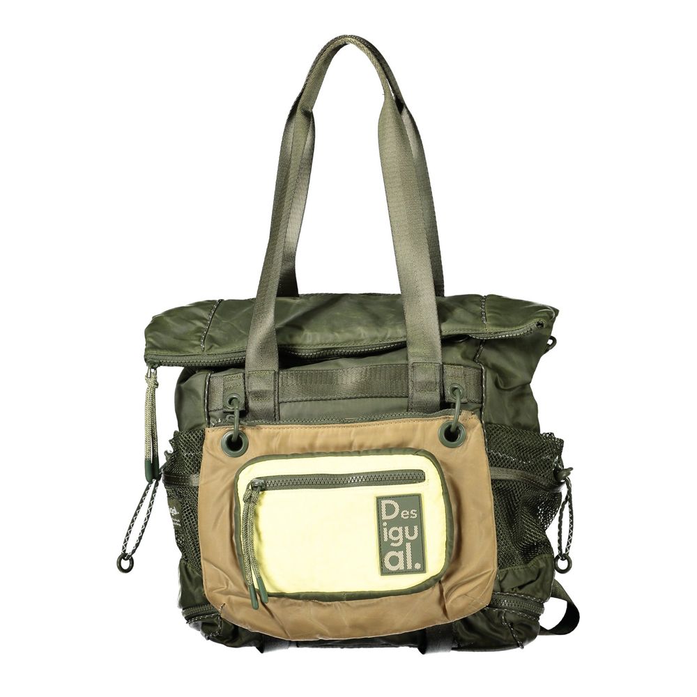 Sac à dos femme Desigual vert polyester
