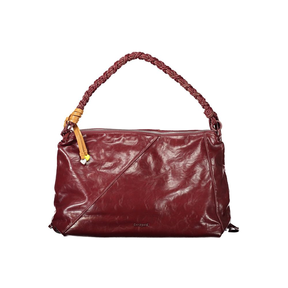 Sac à main femme Desigual bordeaux en polyuréthane