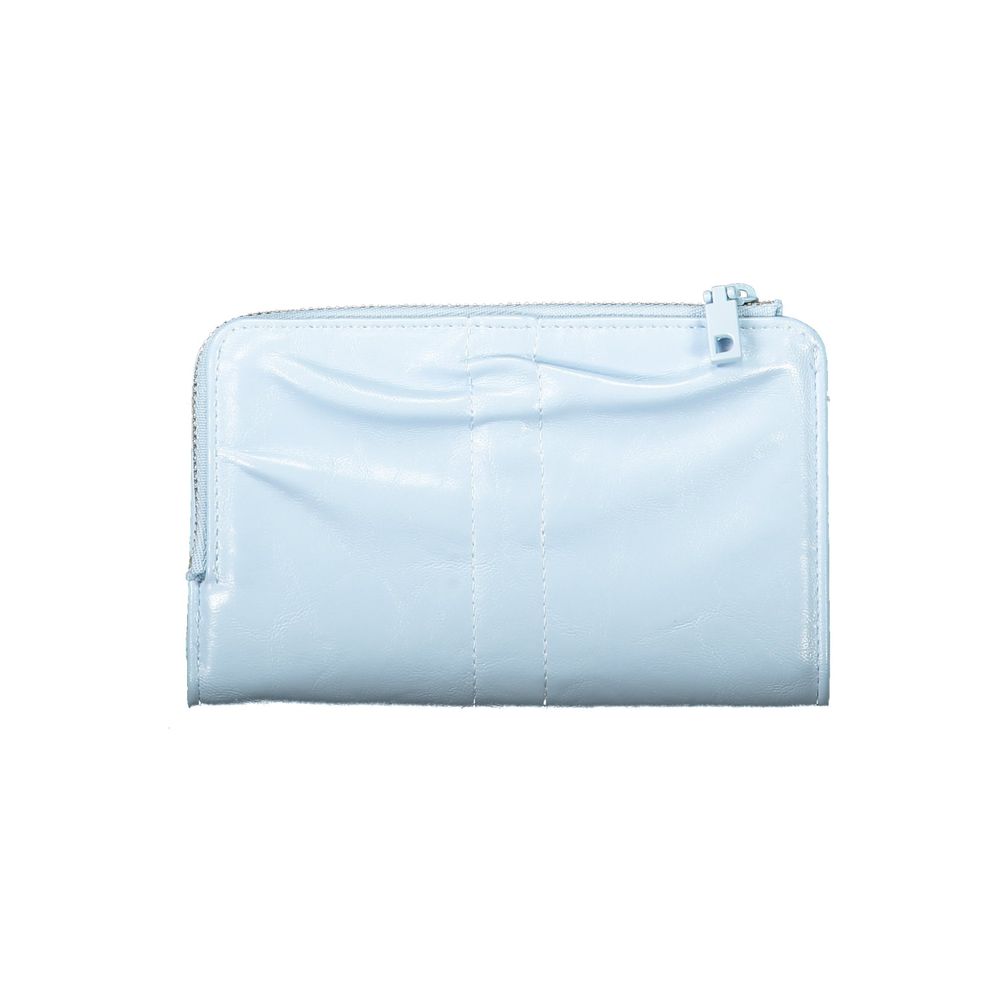 Desigual Azzurro Polyurethan Damen Portemonnaie