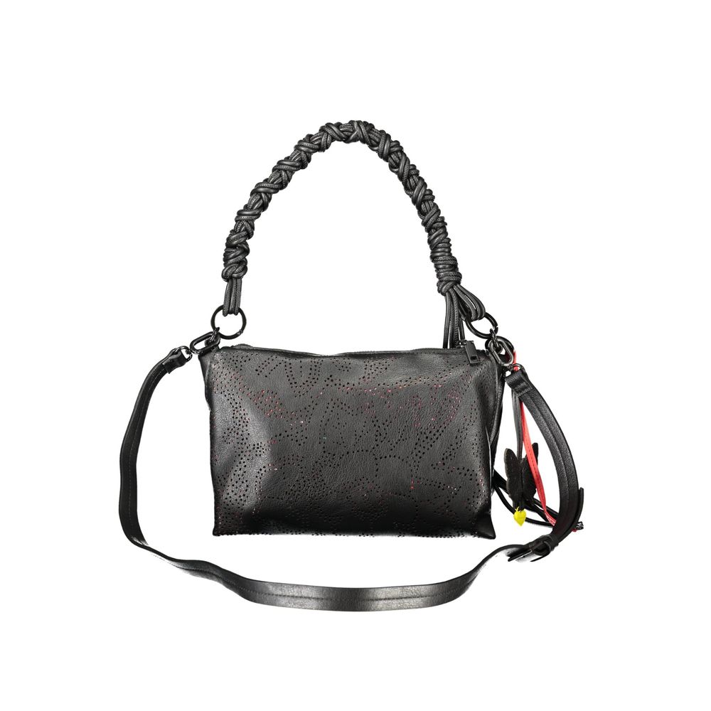 Desigual Schwarze Damenhandtasche aus Polyurethan
