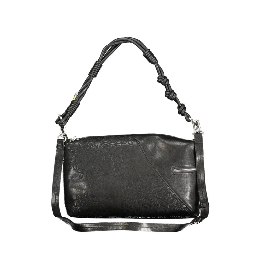 Desigual Schwarze Damenhandtasche aus Polyurethan