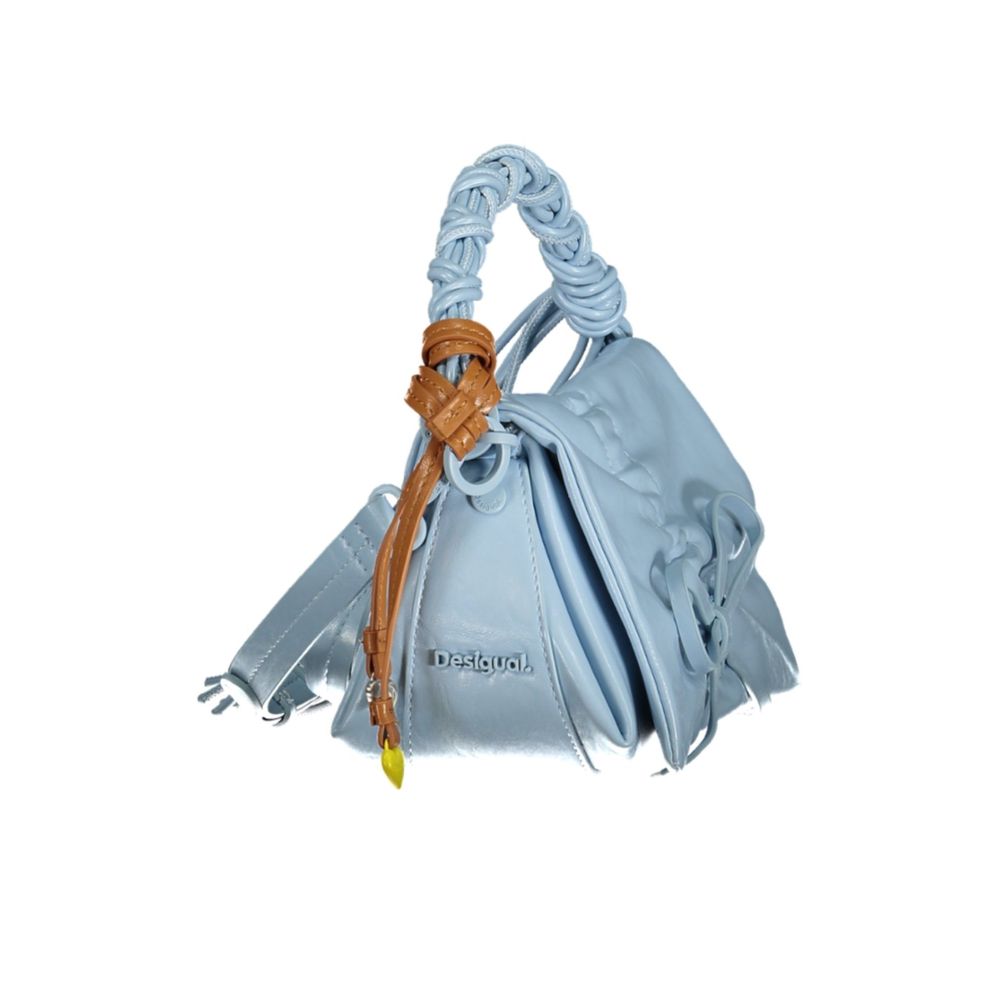 Desigual Azzurro Polyurethan Damen Mini-Tasche