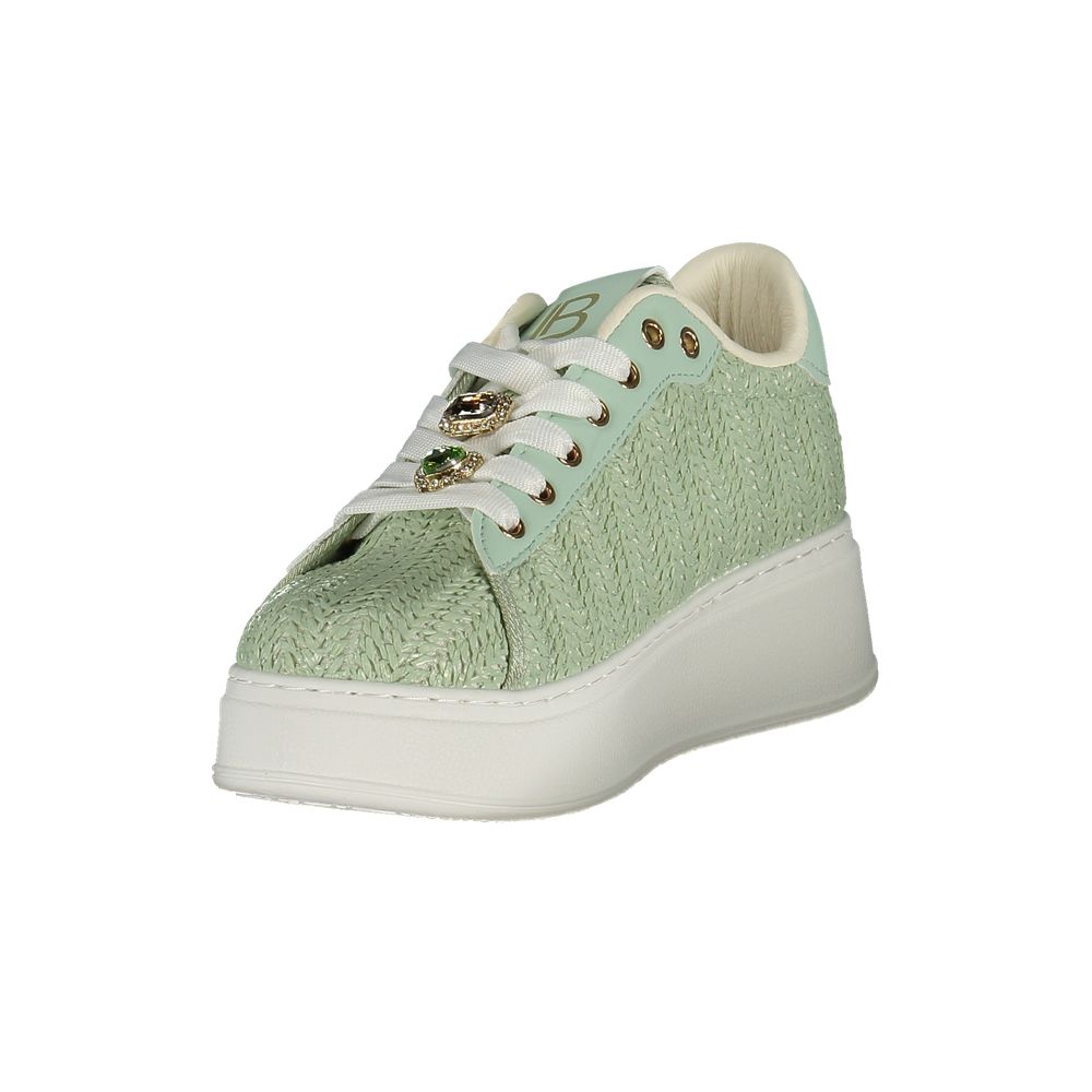 Laura Biagiotti Verde Polyurethan Damen Sneaker