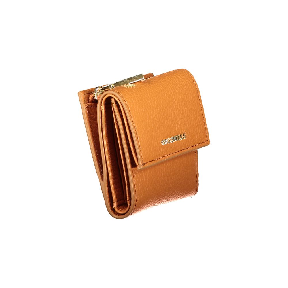 Portefeuille femme Coccinelle Arancione Pelle
