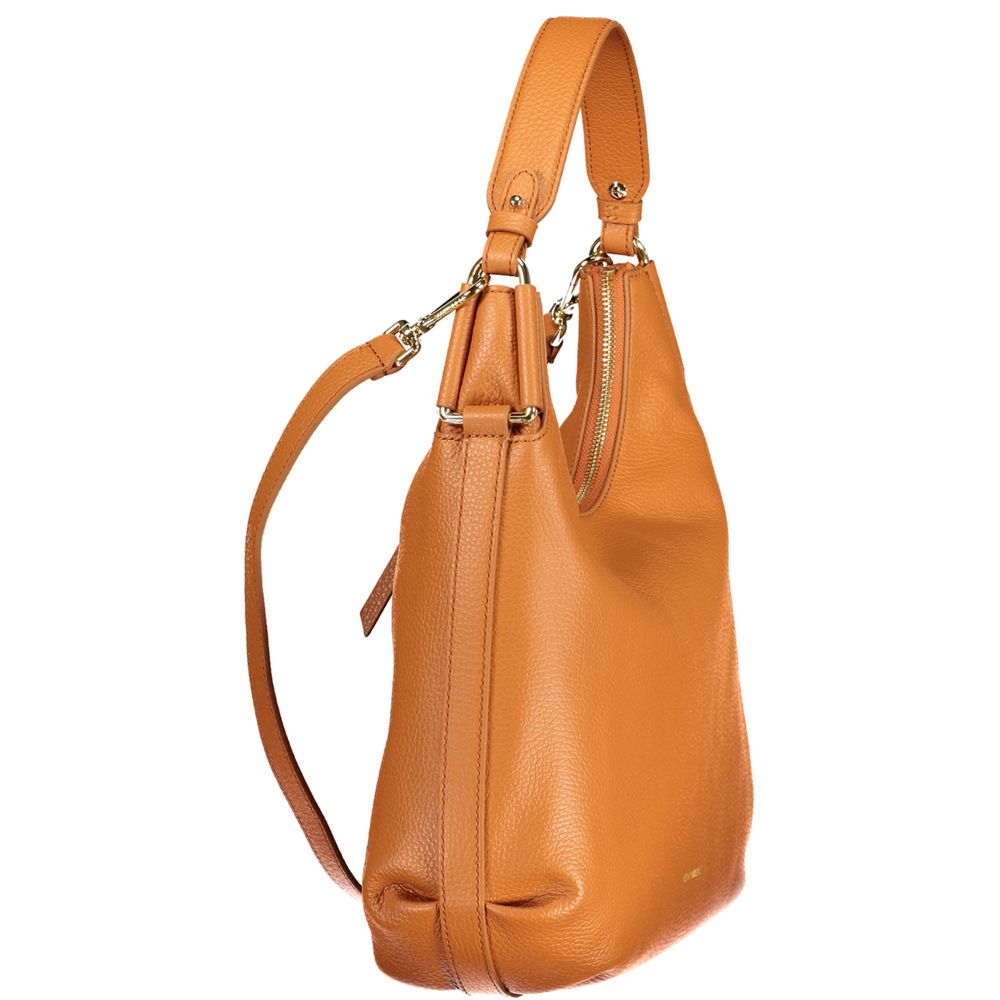 Coccinelle Arancione Leder Damen Handtasche