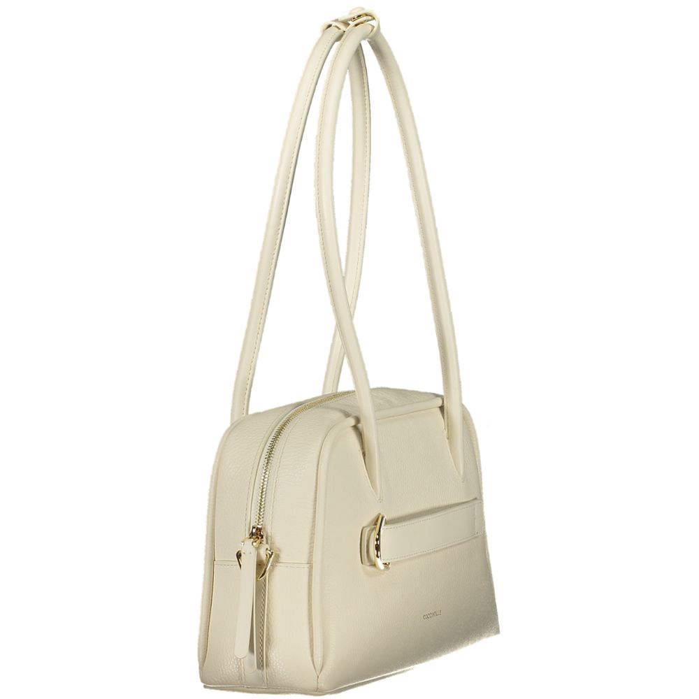 Coccinelle Handtasche aus weißem Leder
