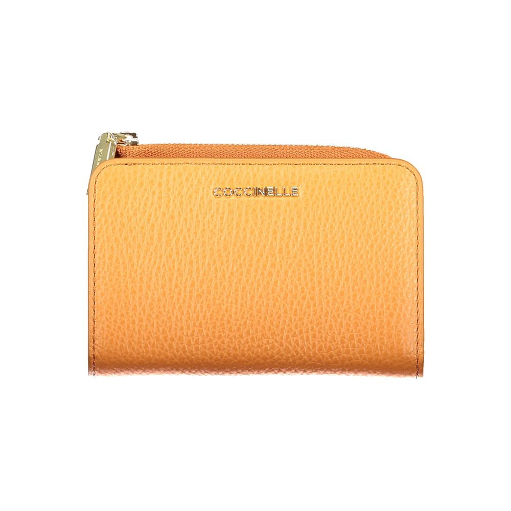 Portefeuille femme Coccinelle en cuir Arancione