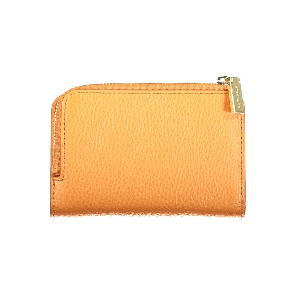 Portefeuille femme Coccinelle en cuir Arancione