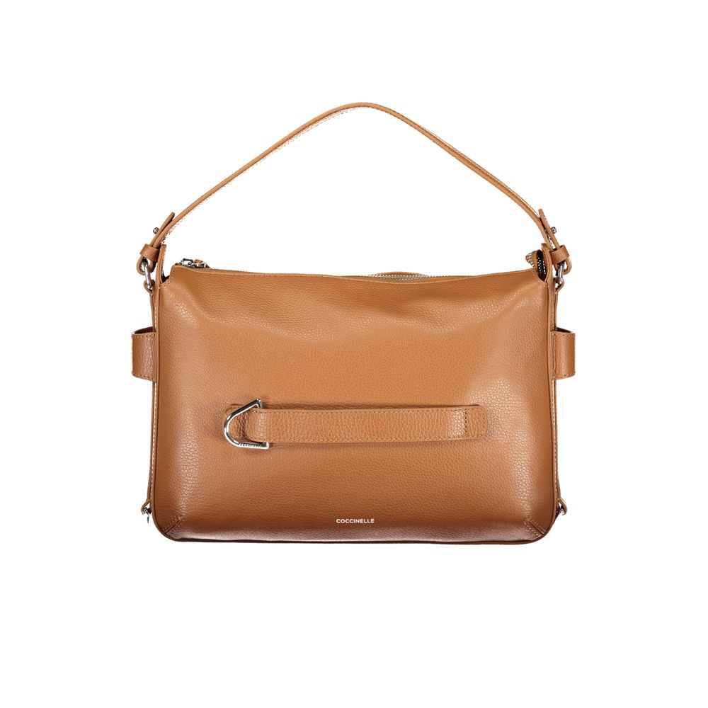 Sac à main en cuir marron Coccinelle pour femme