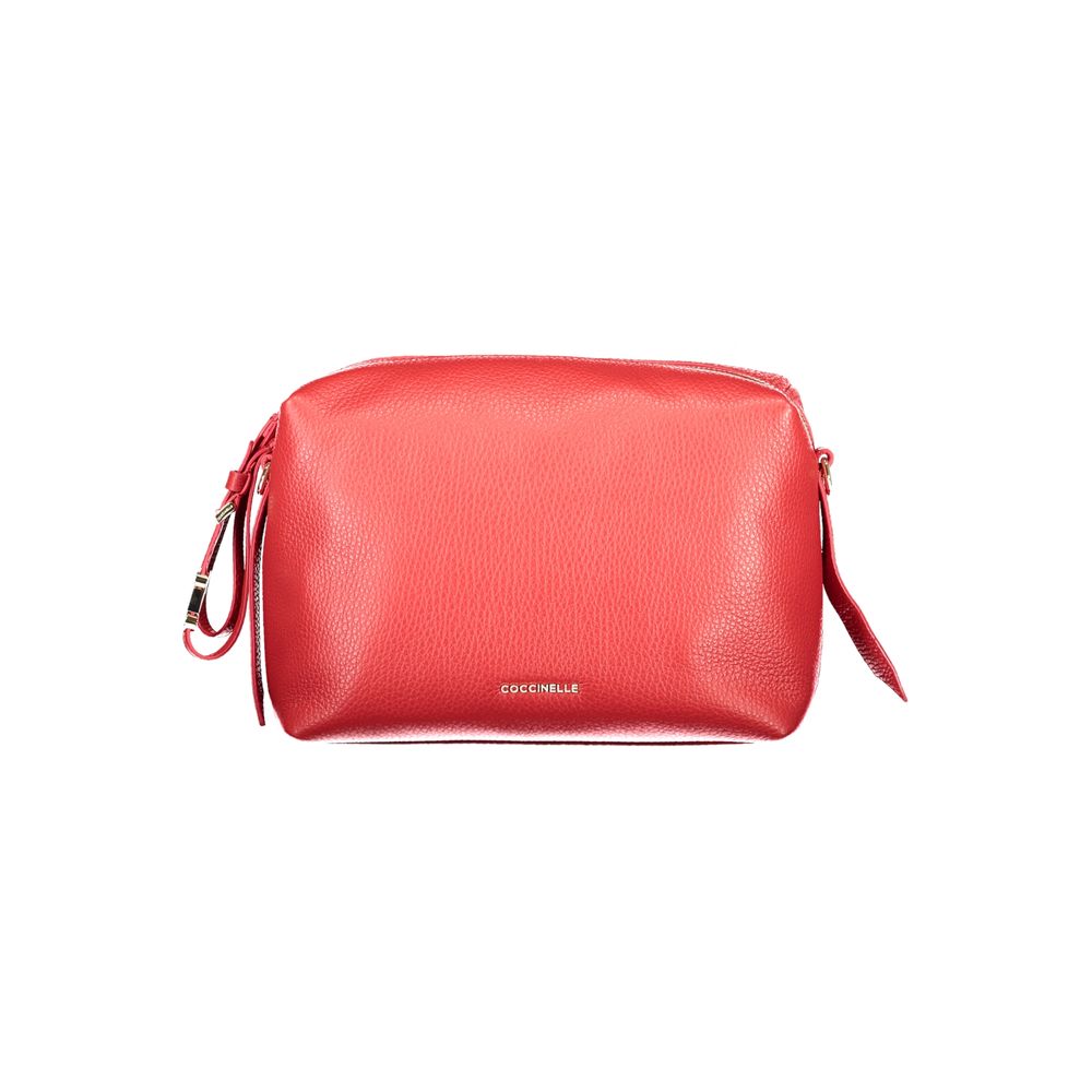 Sac à main femme en cuir Coccinelle Rosso