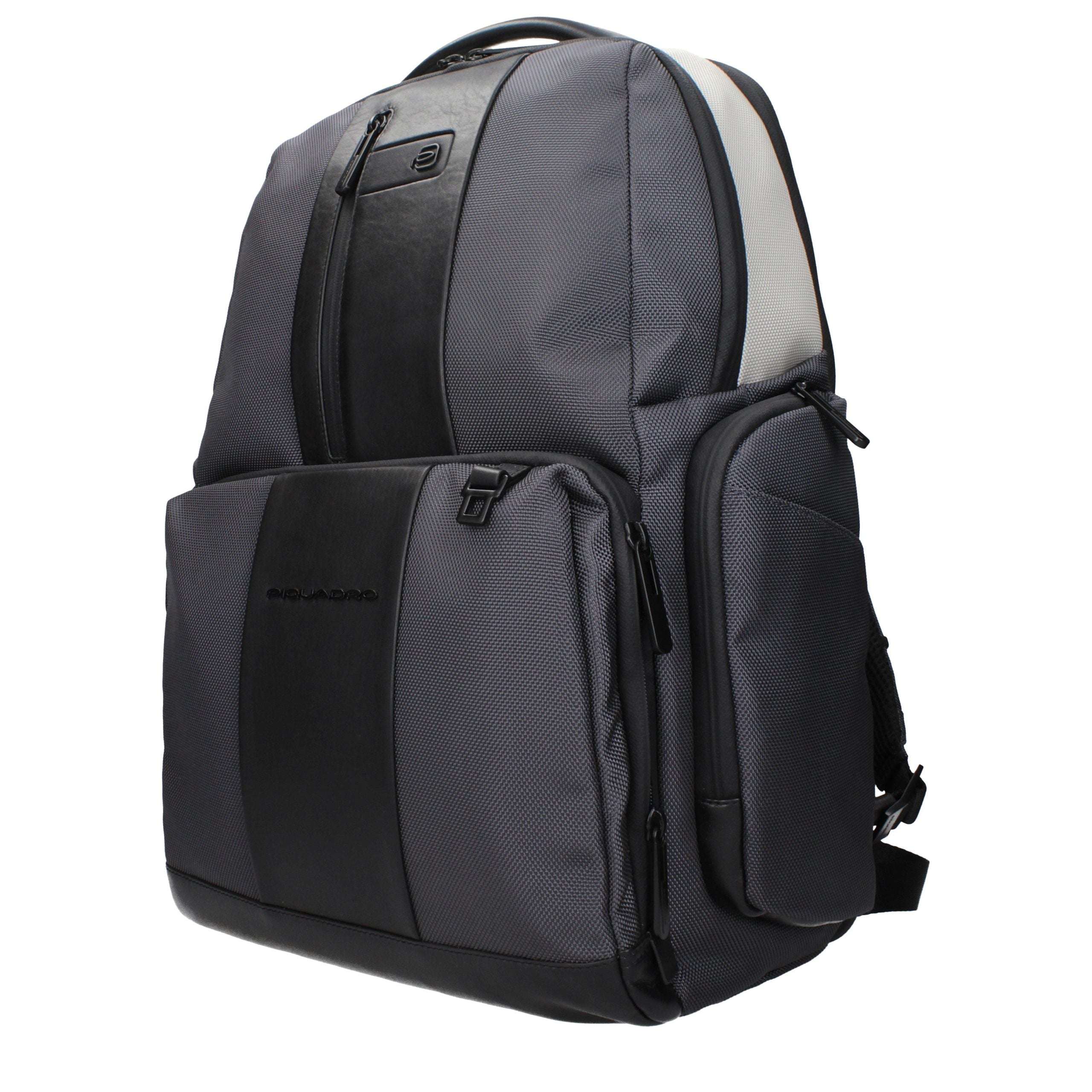 Sac à dos Piquadro en nylon gris
