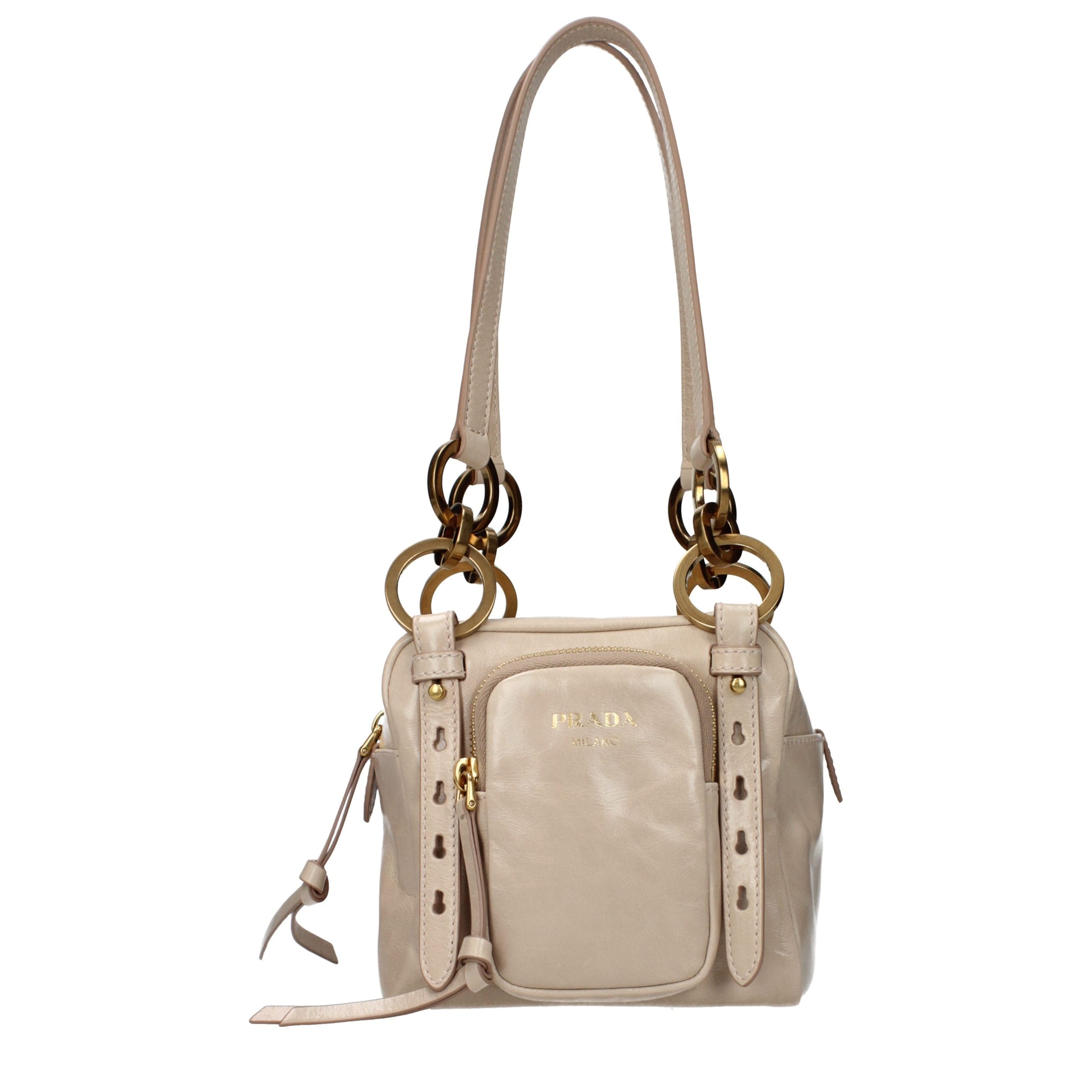 Prada Schultertasche aus rosa Leder
