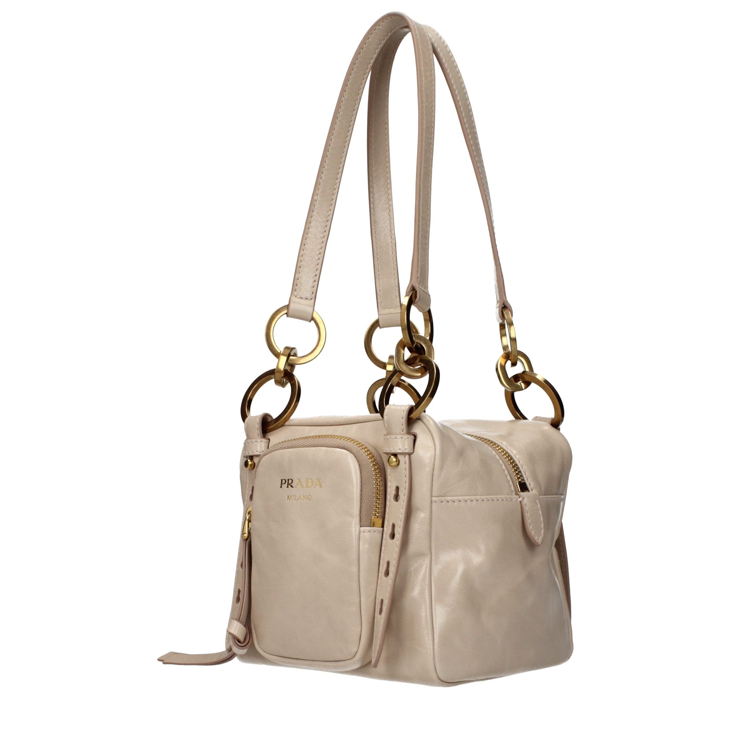 Prada Schultertasche aus rosa Leder