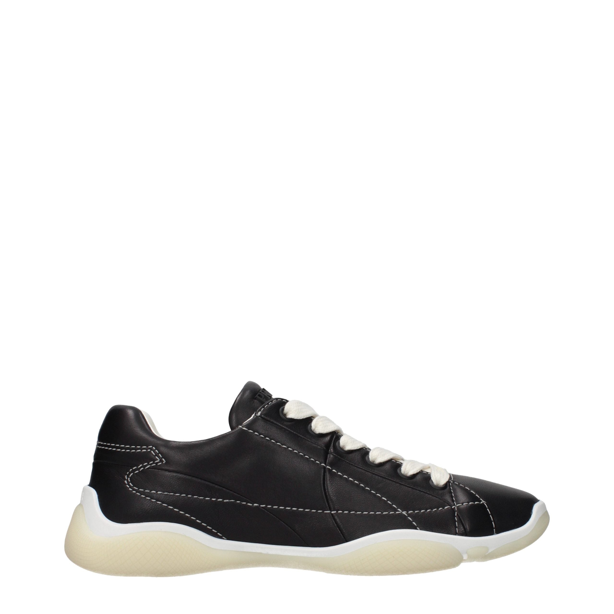Prada Sneaker aus schwarzem Leder