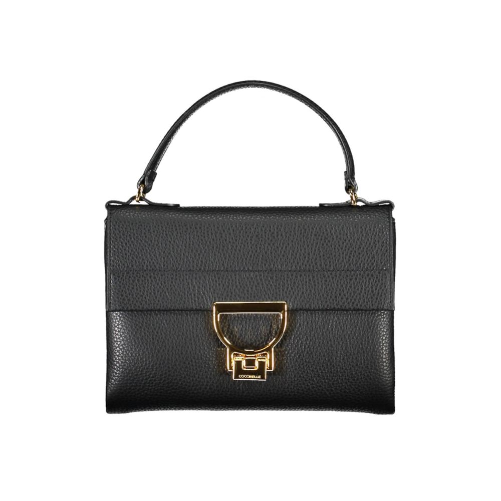 Sac à main femme en cuir noir Coccinelle