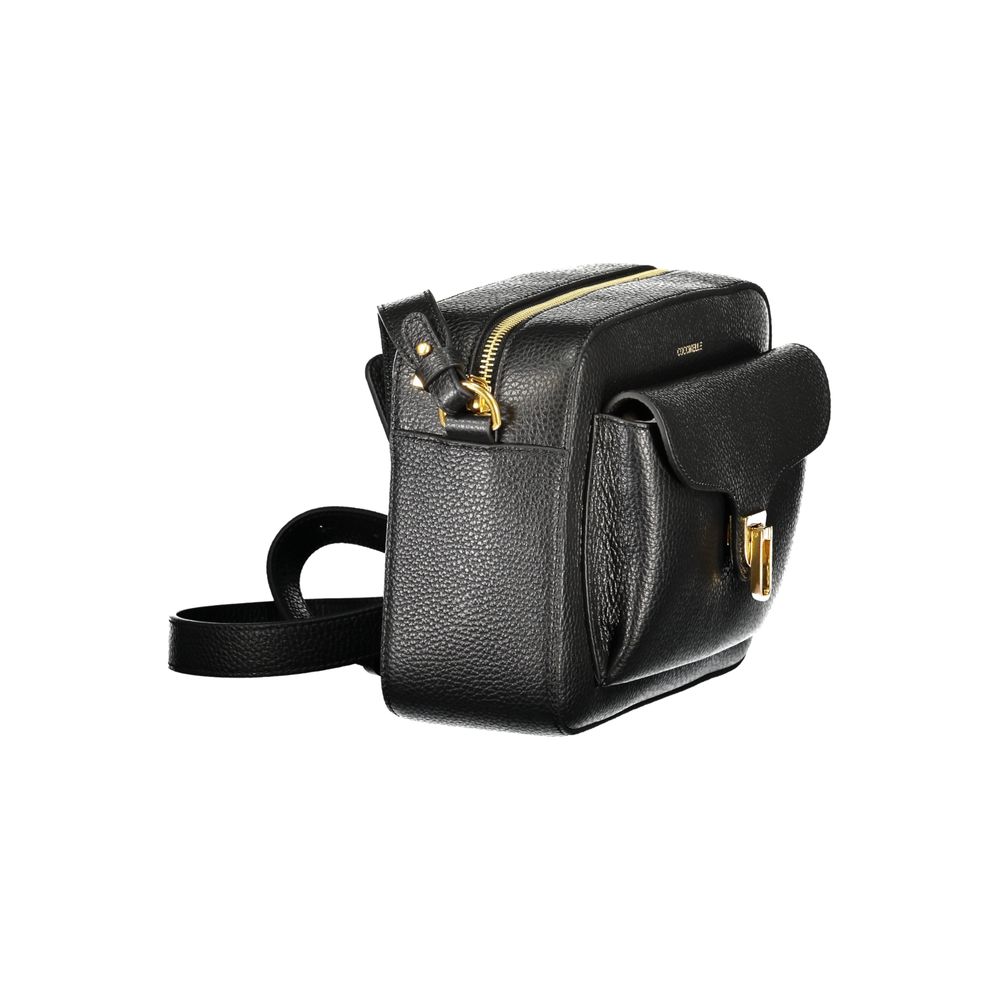 Sac femme Coccinelle en cuir noir