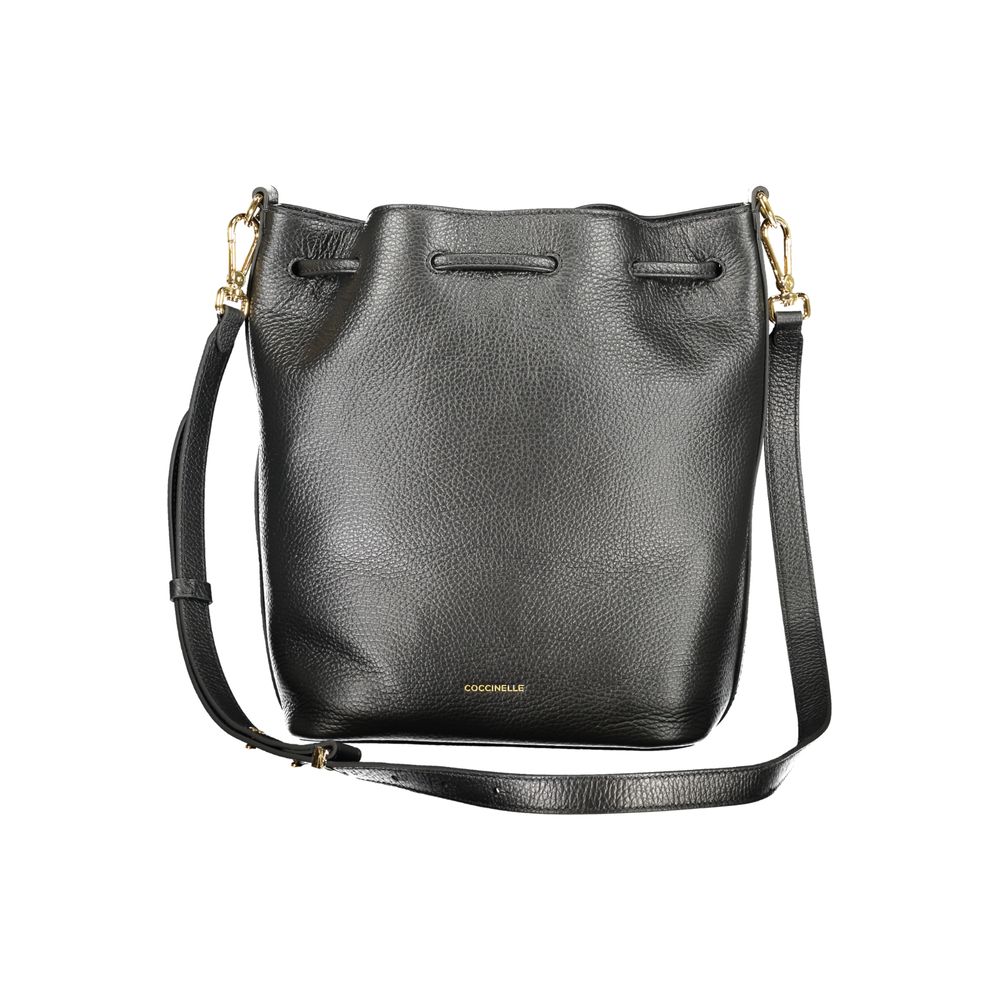 Sac à main femme en cuir noir Coccinelle