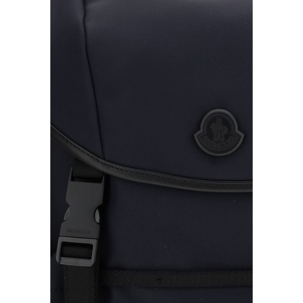 Moncler Blauer Polyamid-Rucksack