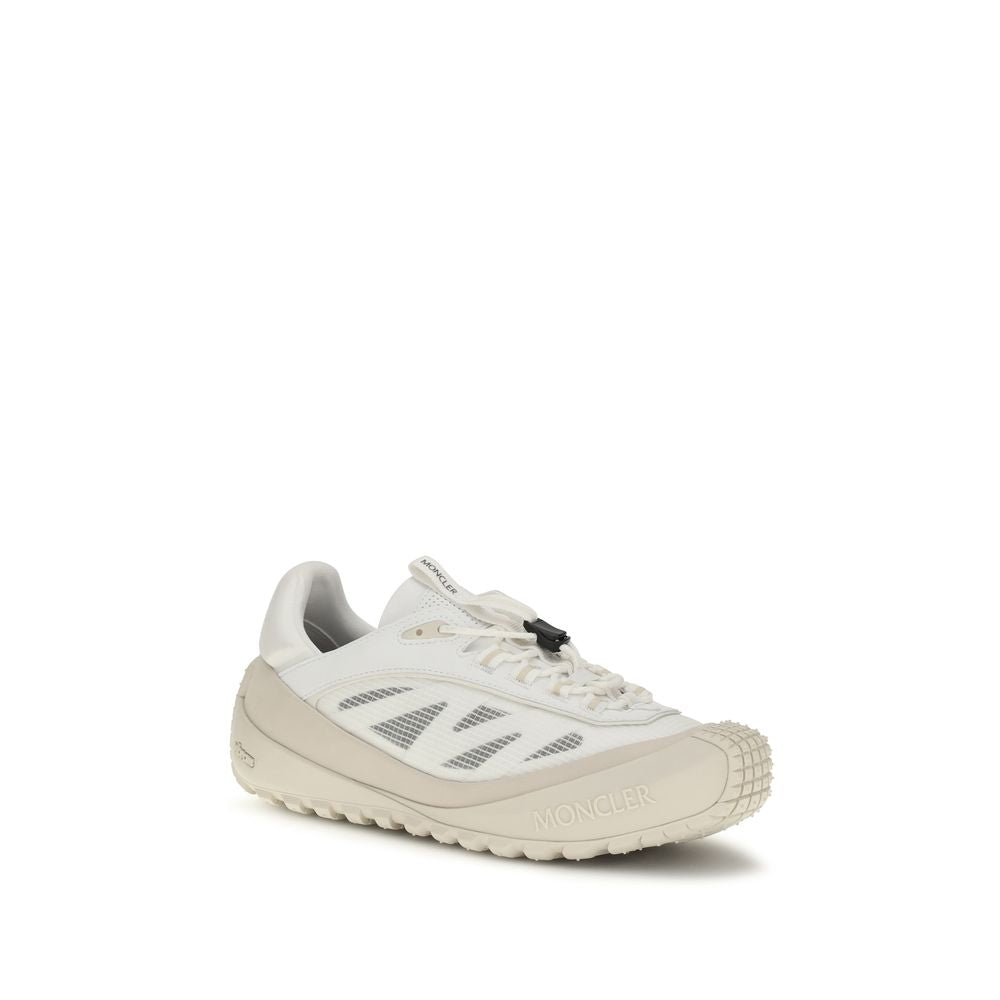 Baskets de sport Moncler blanches en polyester