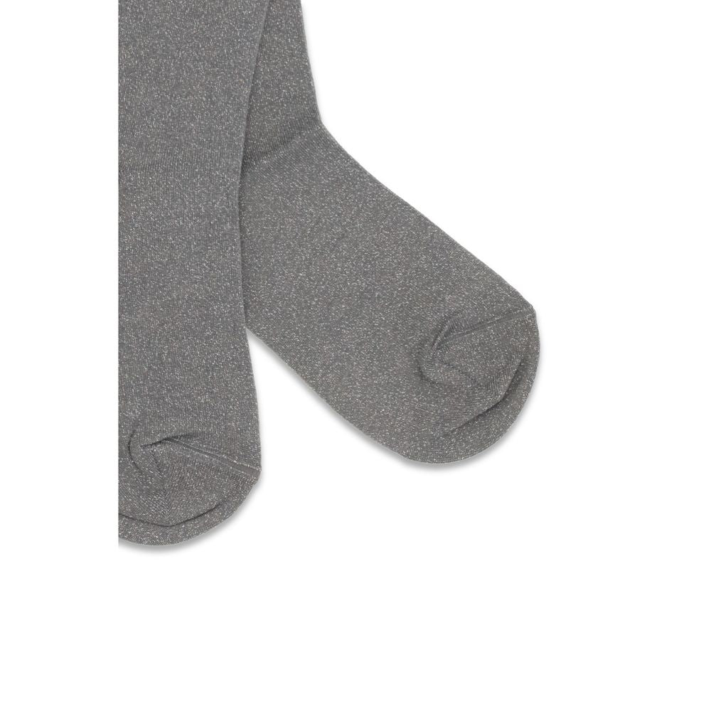 Chaussettes grises en soie Brunello Cucinelli