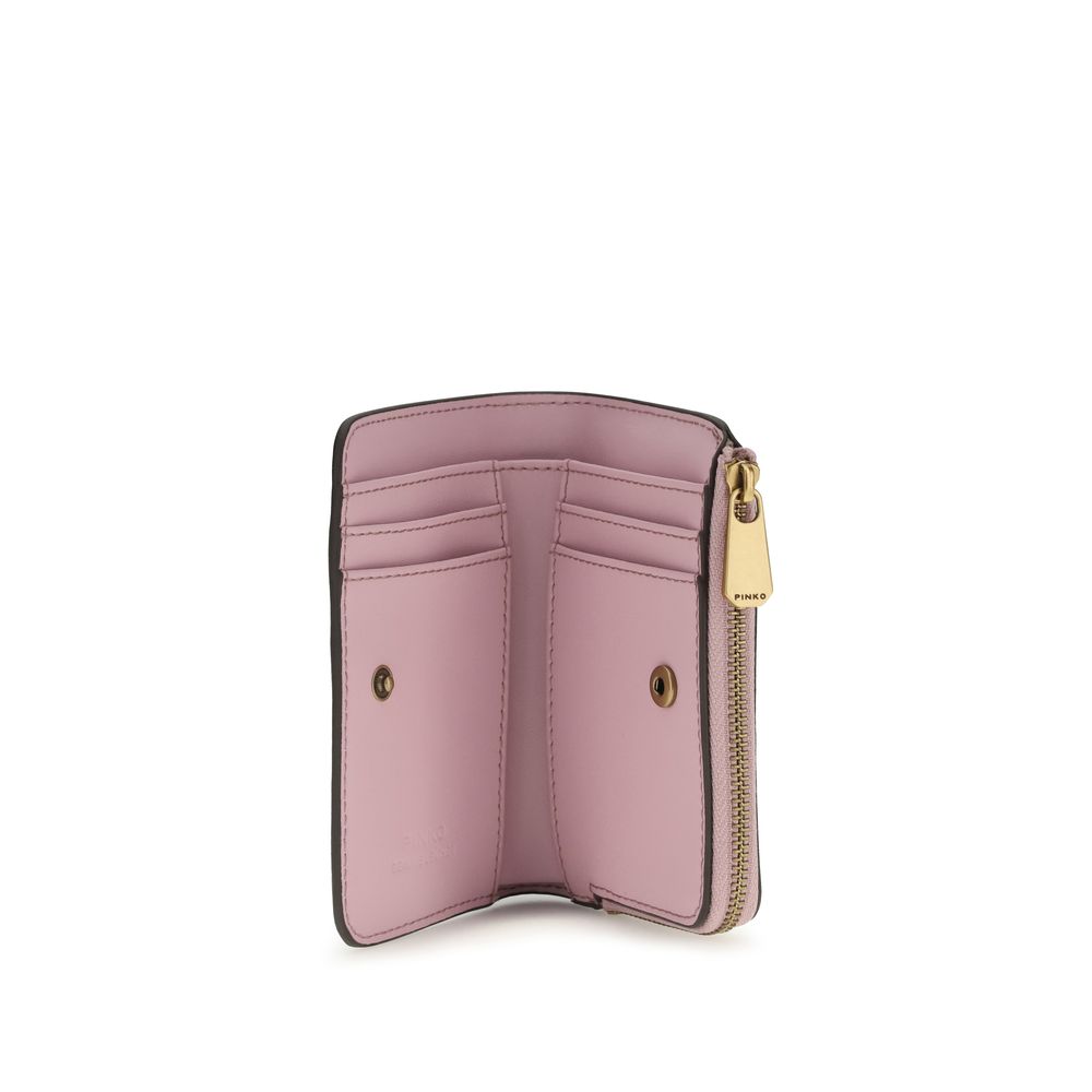 PINKO Mehrfarbige Kalbsleder-Brieftasche Bos Taurus
