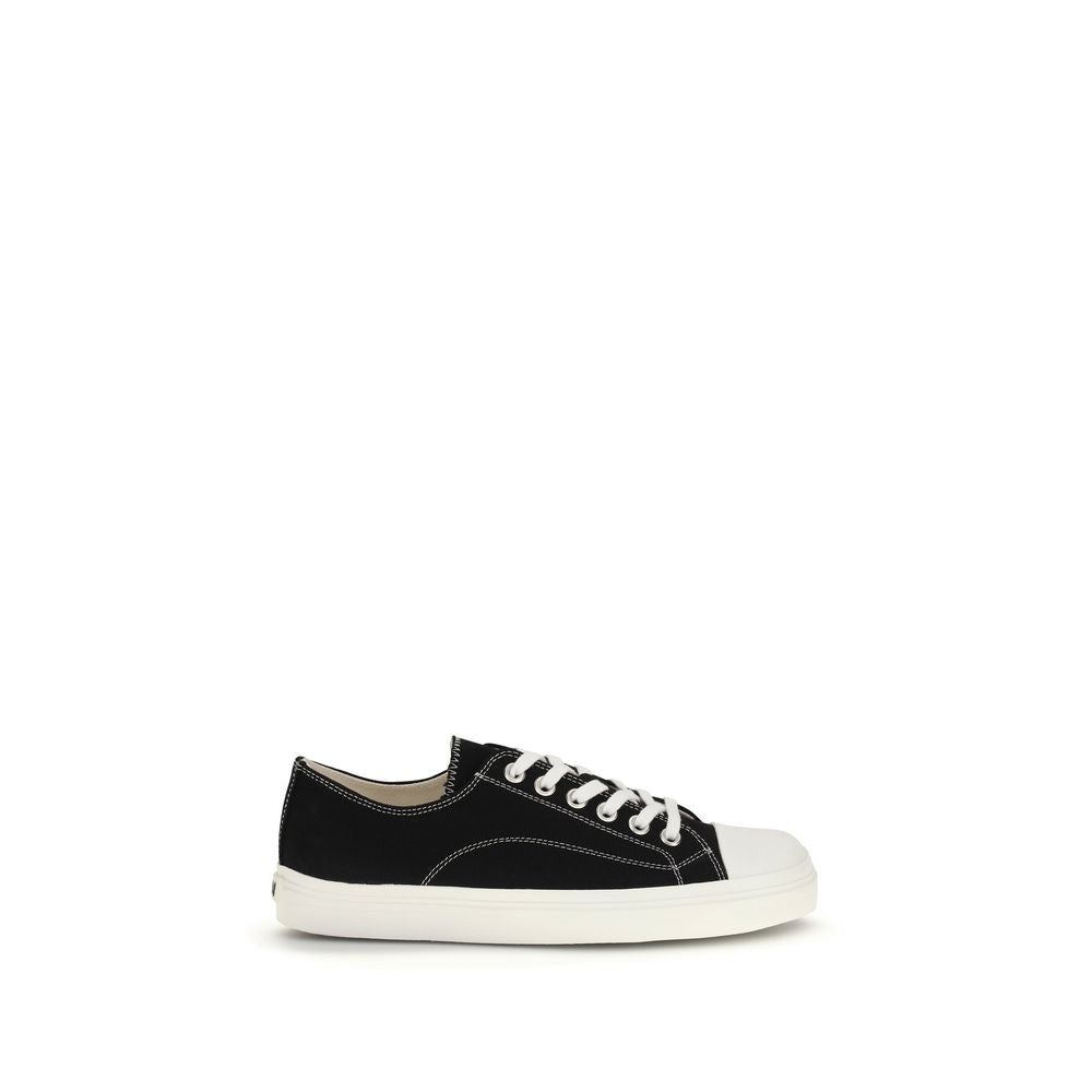 Baskets basses Moschino en coton noir
