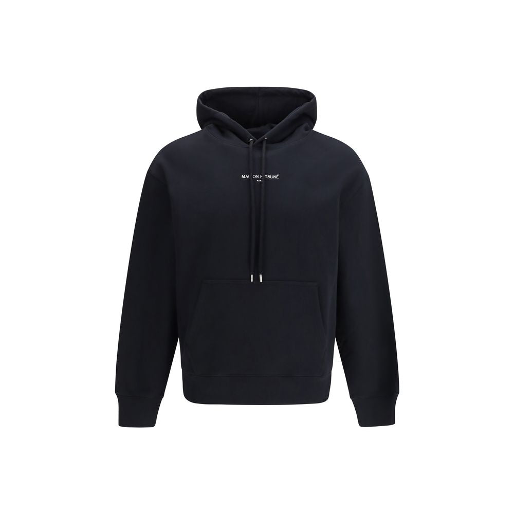 Maison Kitsuné Sweat-shirt en coton noir