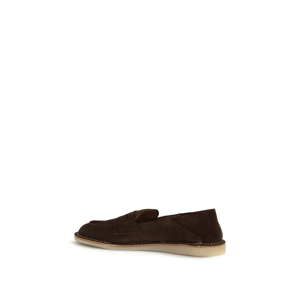 Dolce & Gabbana Braune Kalbsleder Mokassins (Bos Taurus)