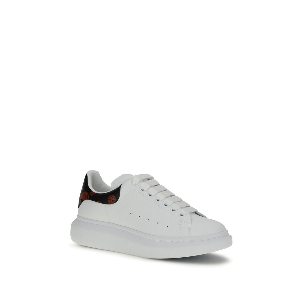 Baskets basses Alexander McQueen en cuir de veau blanc Bos Taurus