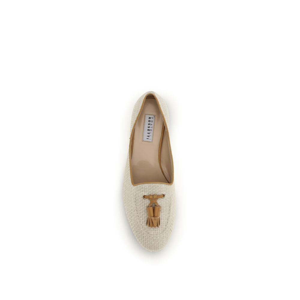 Fratelli Rossetti Beige Slipper aus Bast