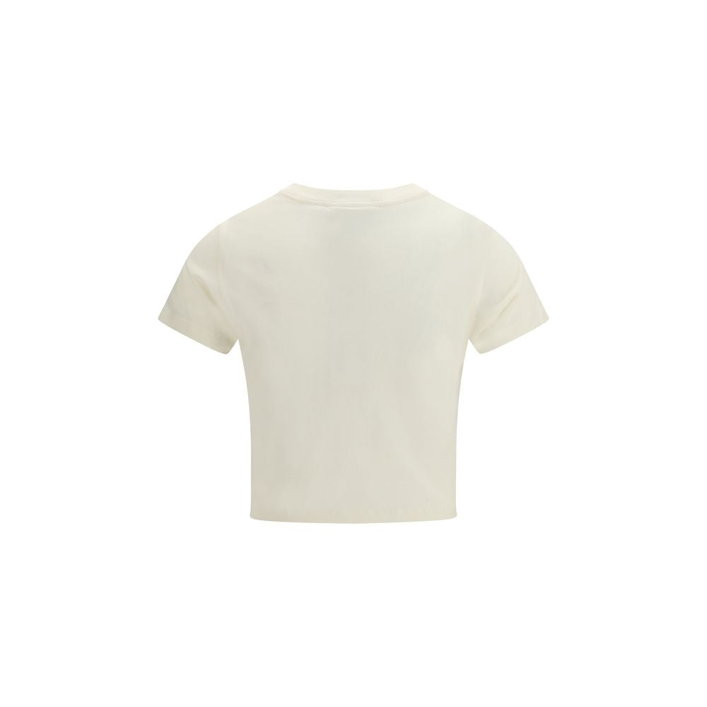 T-shirt en Coton Beige Maison Kitsuné