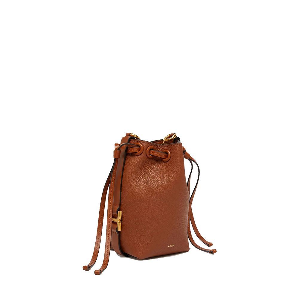 Chloé Basket Bag aus braunem Kalbsleder