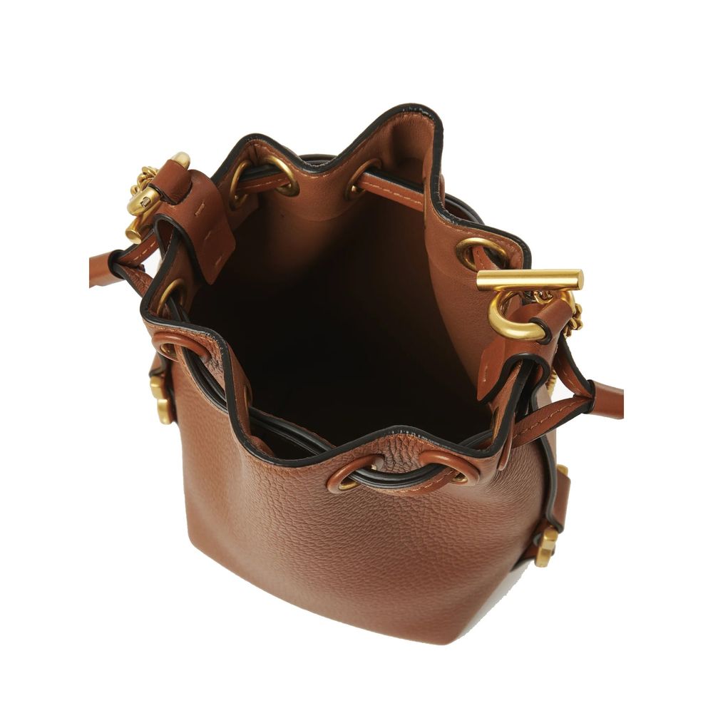 Chloé Basket Bag aus braunem Kalbsleder